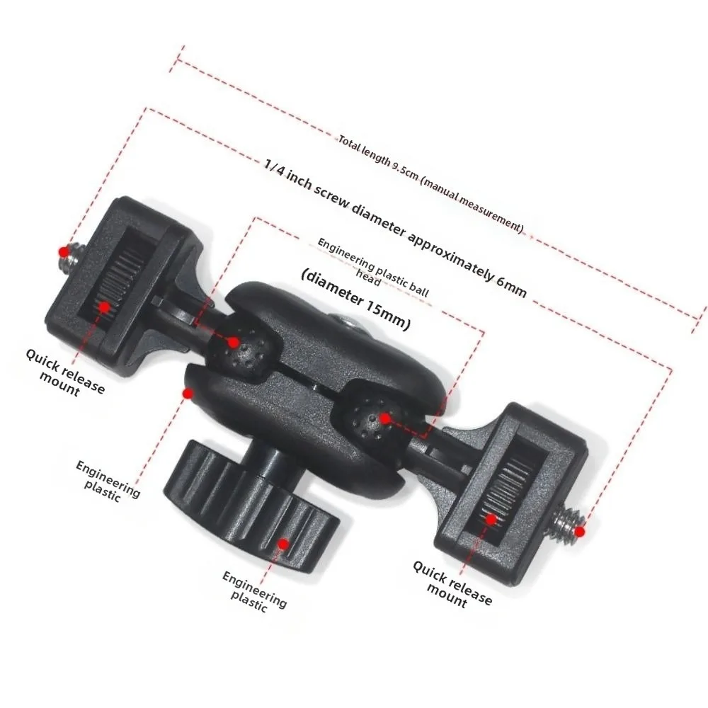 

Flexible Mini Magic Arm 1/4''Screw Stable 360° Rotation Extend Mount Universal Extend Mount Action Camera Holder