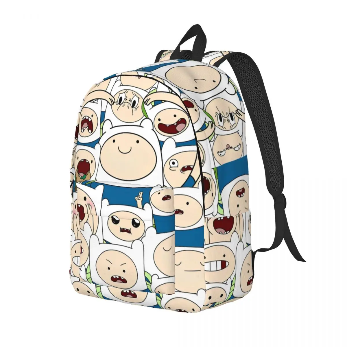 Finn The Human Collage Backpack for Preschool Primary School Student Adventures Bookbag Boy Girl Kids Daypack Travel