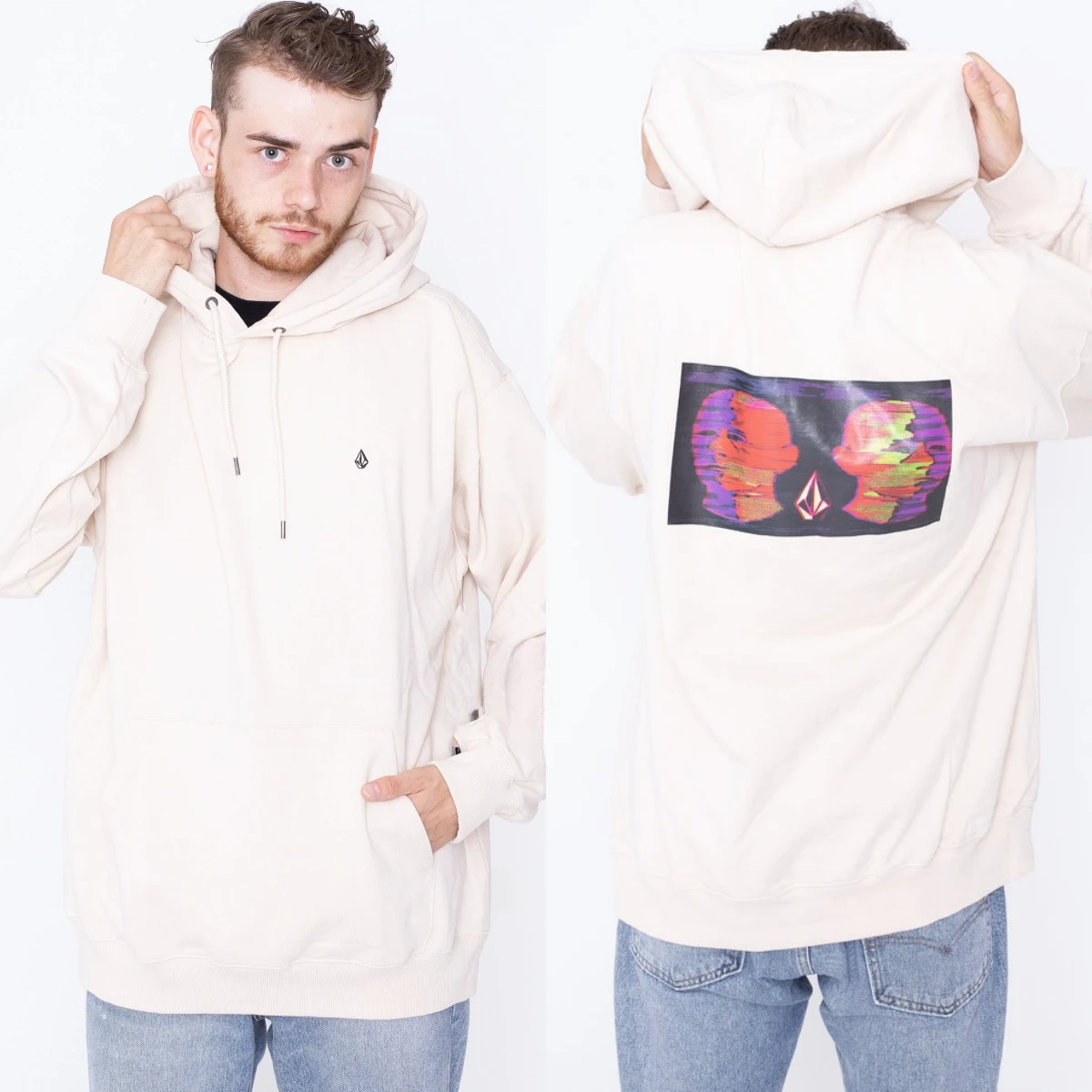 Y2k Volcom Hoodies Skateboard Collection Sweatshirt Graphic Printing High-end Luxury Unisex Style Both of Men and Women