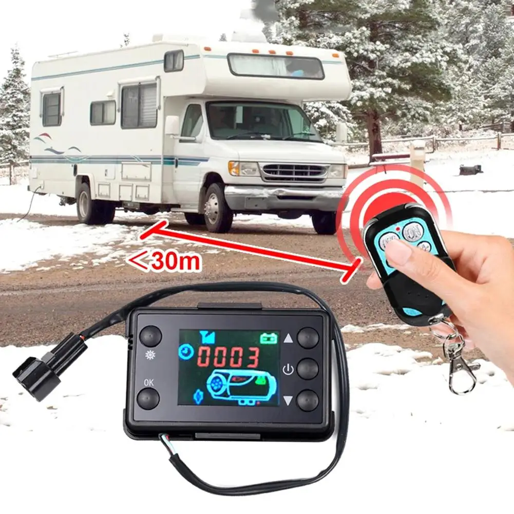 

Car 12V 24V Diesels Air Heater LCD Monitor Switch Control Board With Remote Control Auto Accessories