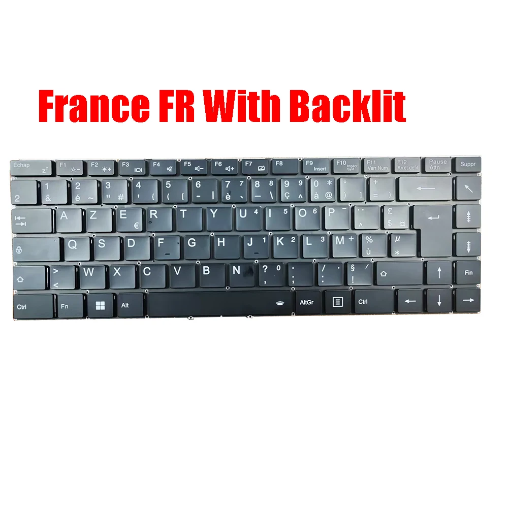 Laptop keyboard For MEDION AKOYA E14303 MD62167 MD62110 MD62109 MD62167 France FR/German GR With Backlit