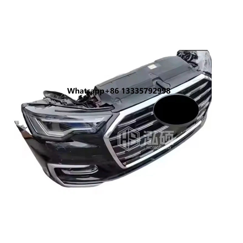 

High Quality Front End Kit for AudiA6 C7 Sports Front Bumper Kit With Grille Water Tank Radiator Bumper Beam Water Tank Frame