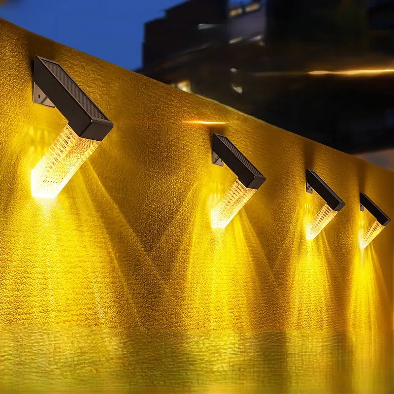

Solar lights, outdoor corridors, stairs, outdoor waterproof, courtyard fence decoration, LED wall lights