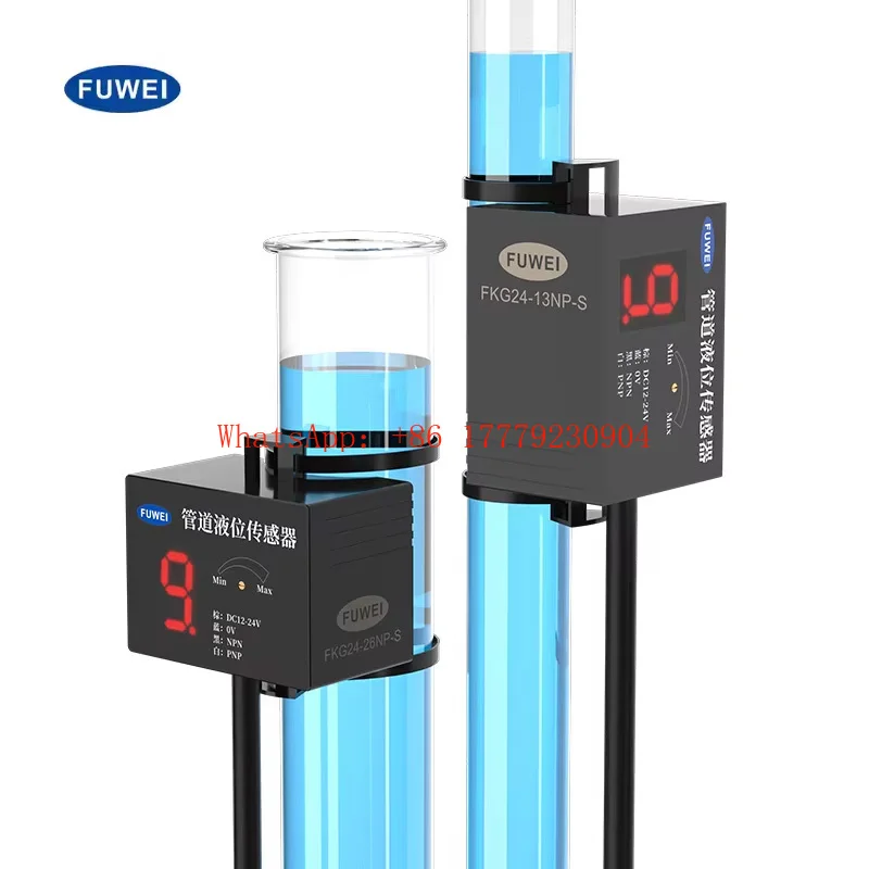

FKG24-13NP-S Датчик уровня жидкости, обнаружение высокого и низкого уровня для применения диаметром трубы 6-13 мм, конденсаторный датчик уровня трубки