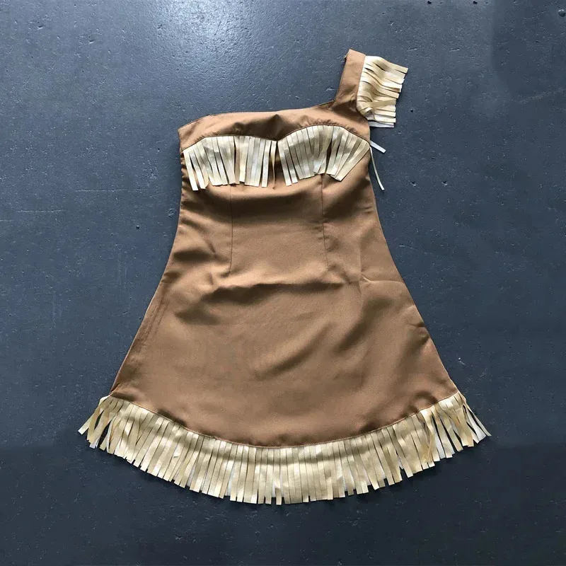 aa Bear House 002 Pocahontas Princess anime cosplay adult Indian style costume set new girl Halloween carnival cWAT99 ★ ★