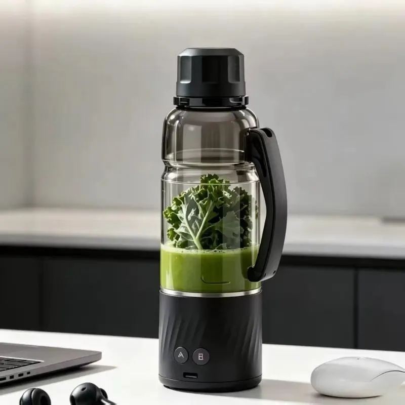 New cross-border juicer portable mini juice cup multi-function high-power lithium battery mixer automatic cleaning