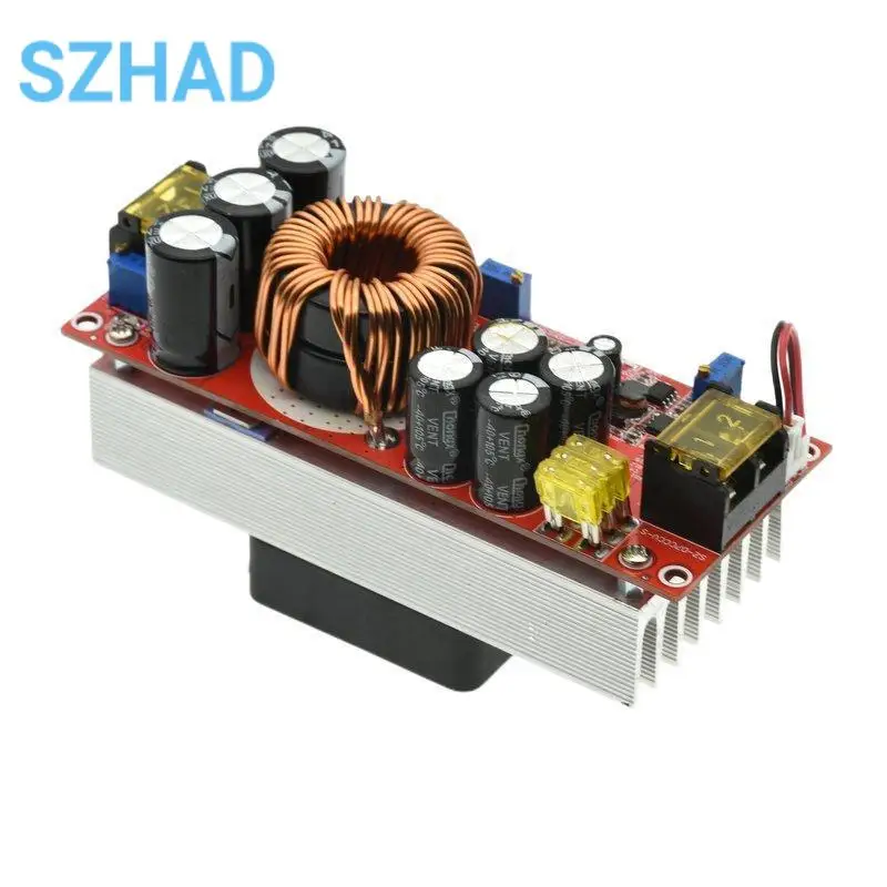 1800W 40A DC-DC Boost Converter Step Up Power Supply Module 10-60V To 12-90V Adjustable Voltage Charger