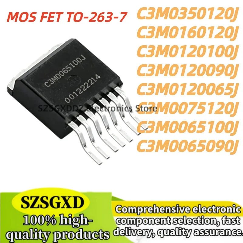 1pcs 100% New C3M0065100J C3M0065090J C3M0350120J C3M0160120J C3M0120100J C3M0120090J C3M0120065J C3M0075120J MOS FET TO-263-7