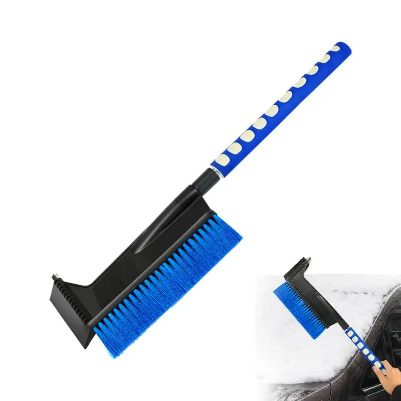 

Snow Brush And Ice Scraper 2 In 1 Retractable Long Handle Snow Brush For Trucks Anti Freeze Household Vehicle Snow Cleaning Tool