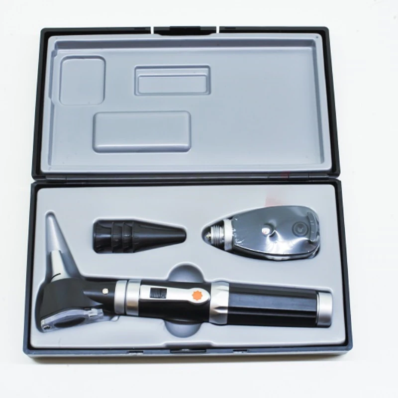 MT MEDICAL Veterinary Otoscope Ophthalmoscope Set Rechargeable Veterinary Endoscope Machine