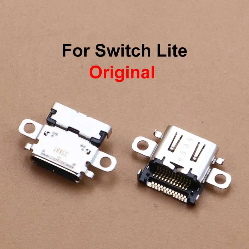 ChengHaoRan 1 stücke USB Typ-C Lade Port Stecker Für Schalter NS Pro Lite Oled Power Jack Buchse Für 2DS Neue 3DS NDSi LL XL GBA SP PS5 6