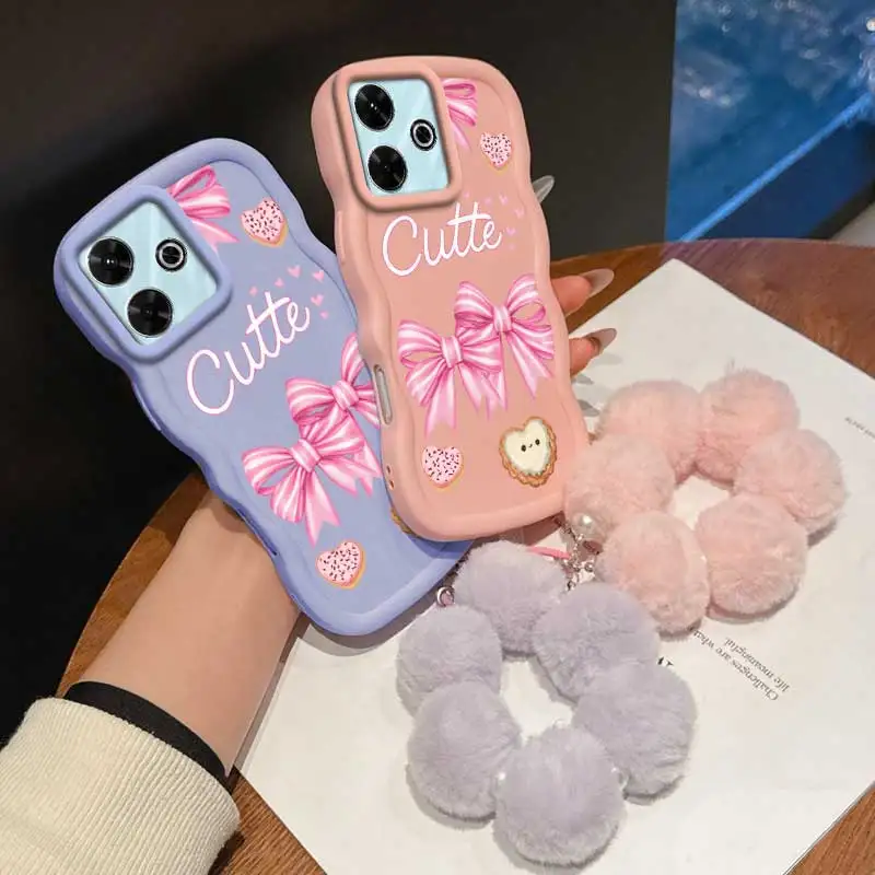 Funda Flexible con Diseño de Pastelitos para Poco M6 4G, Duradera y con Cordón, para Xiaomi POCO C X M 6 7 2 5 75 65 5 14