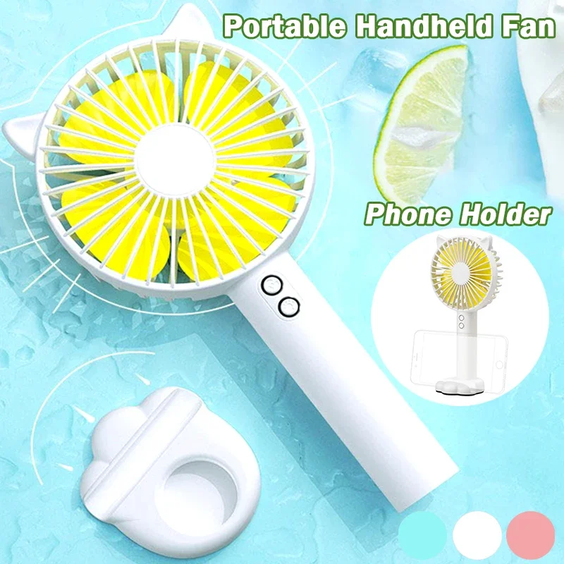 Portable Handheld Mini Rechargeable Electric Fan for Home Cooling