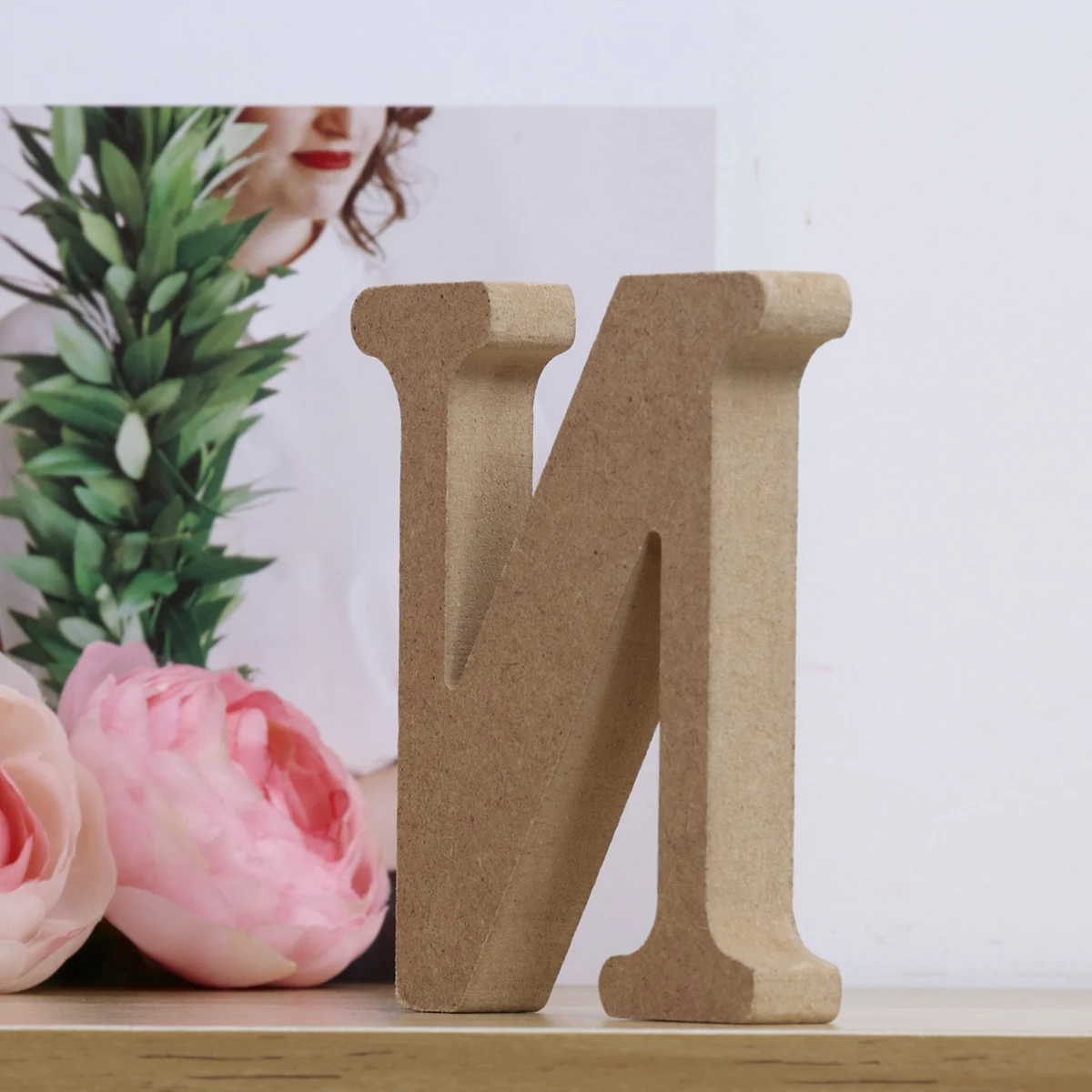 

Wooden Alphabet Letters Pine Wood Texture Craft Letter Decor For Wall Nursery Home Garden Wedding Party Kids Learning