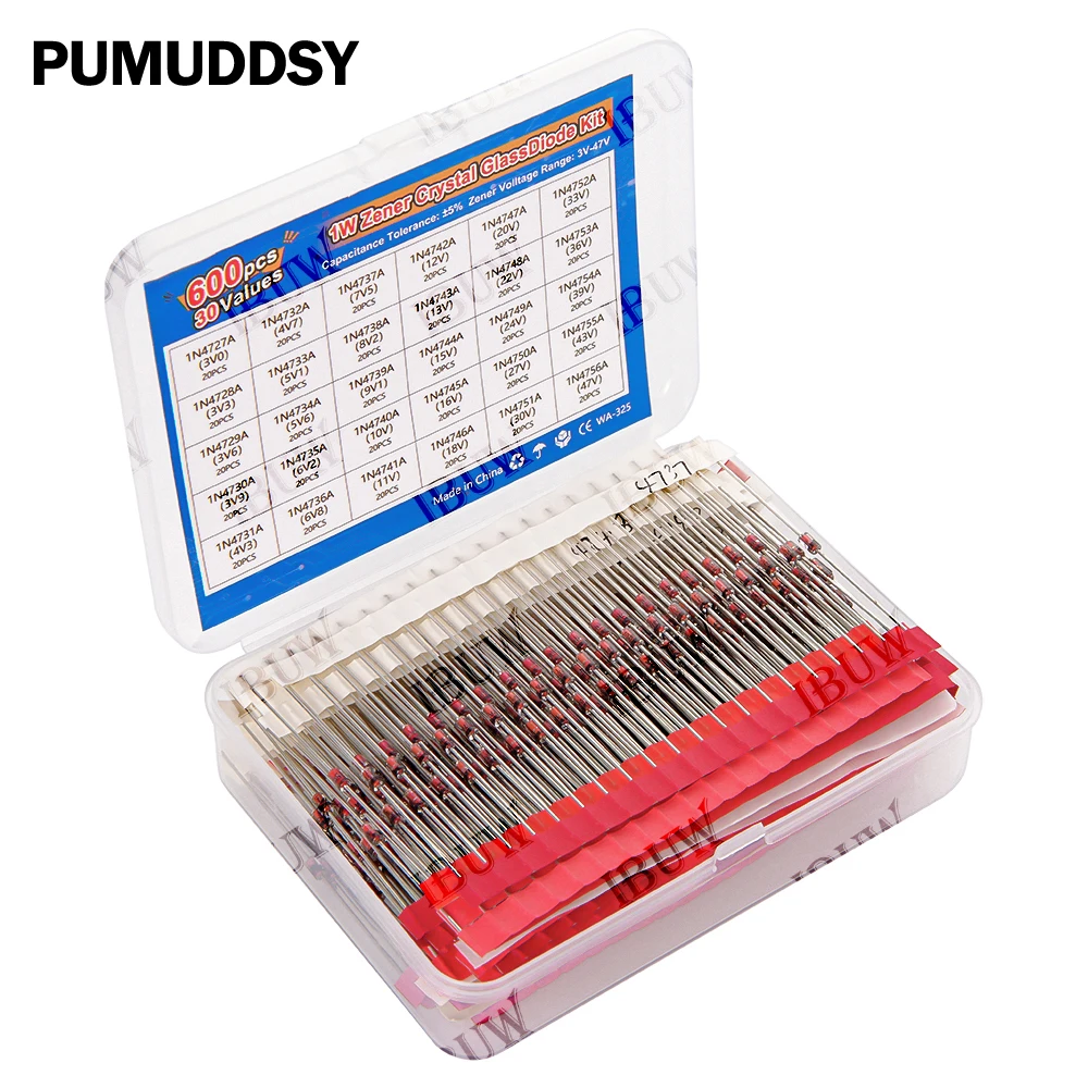 600PCS 30Values 1W …