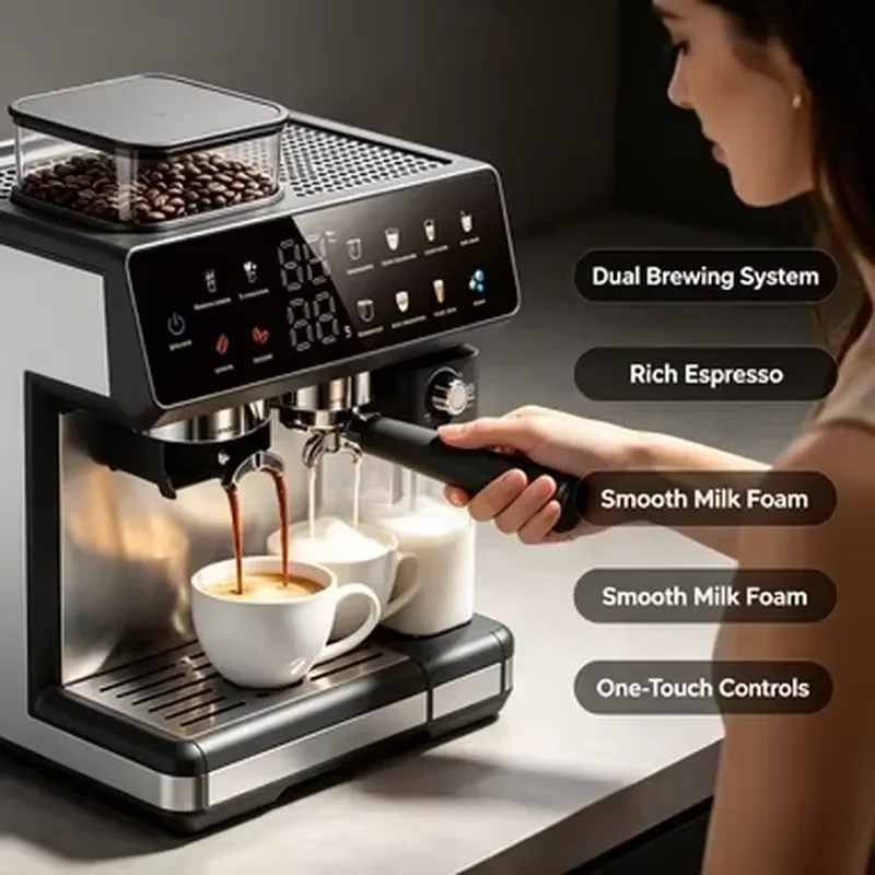 Lightweight Handheld Coffee Manual Espresso Machine With Pressure Gauge For Travel Backpacking Adventure