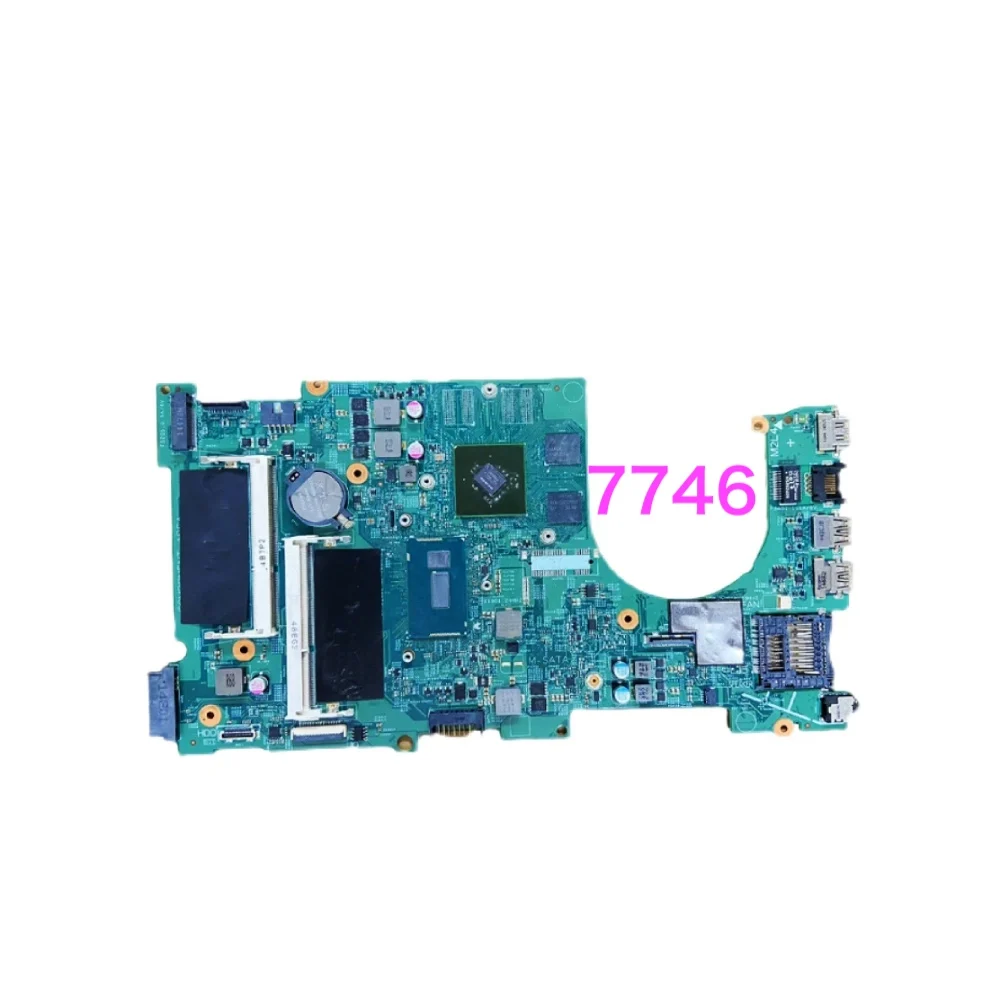 

Suitable For Dell Inspiron 17 7746 Motherboard FR6H6 0FR6H6 CN-0FR6H6 0FGHK9 FGHK9 14202-1 Mainboard 100% Tested OK Fully Work