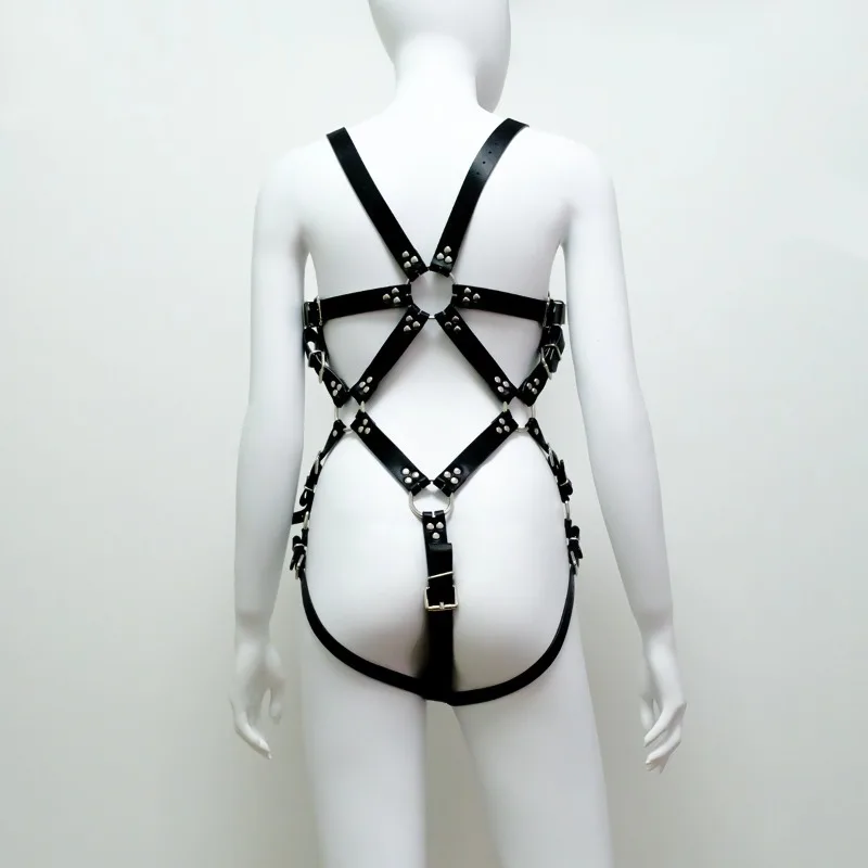 ذكر العفة قفص سيسي مع كامل الجسم CB ضبط النفس الملابس الجلدية البديل المثيرة لعبة منتجات الكبار الجنس لعب للرجال 18 +