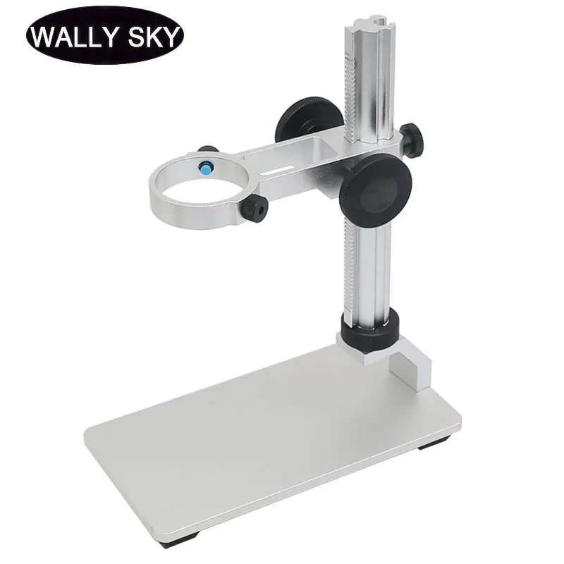 Microscope Raising Lowering Working Stage Aluminium Alloy for USB Digital Microscope with Ring Holder Microscope Accessories