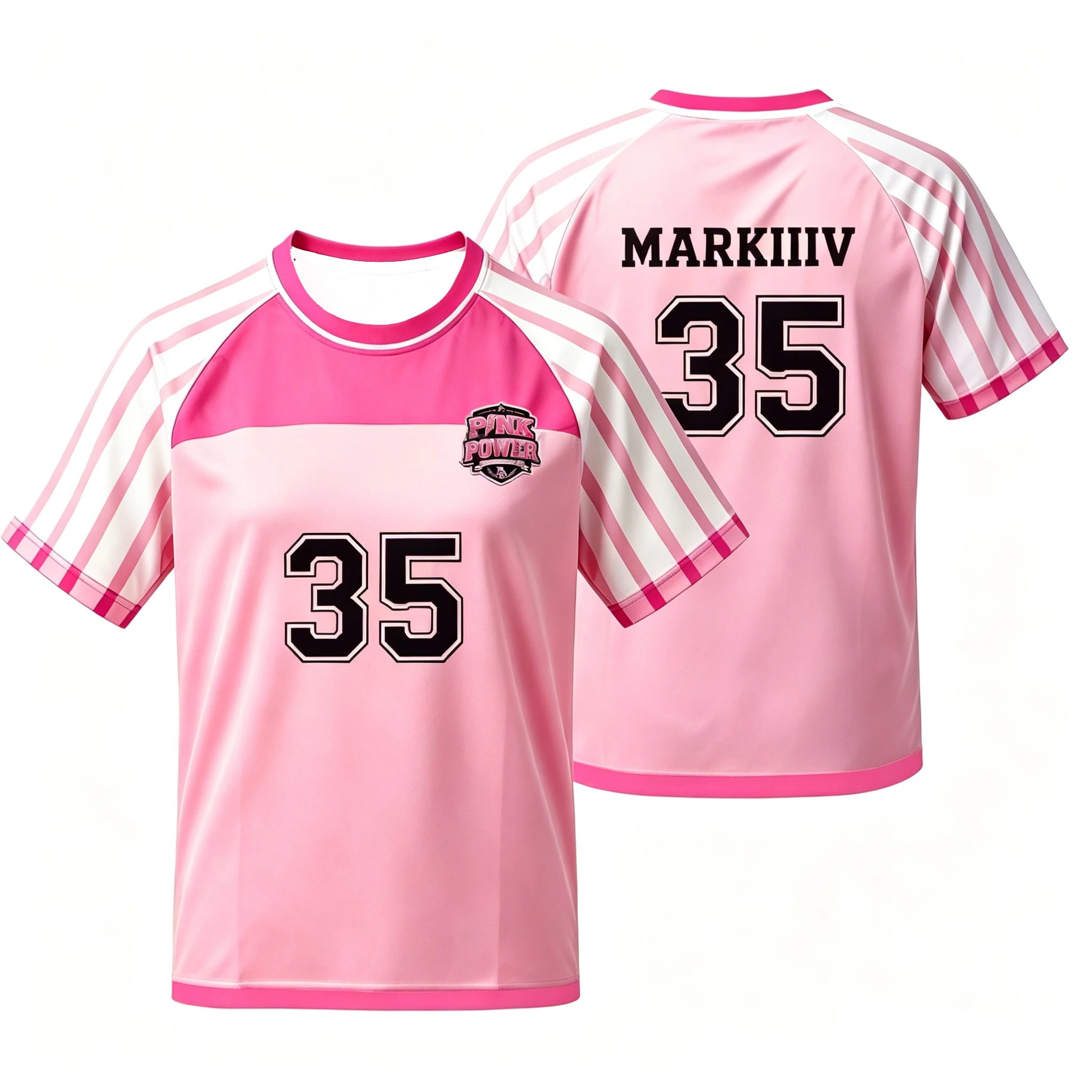 2026 Sommer DMD Thailand Sporttag Pink Monster Sportbekleidung Keng Harit&Napat Kurzarm-T-Shirt Top Familien-Partnerlook-Kleidung – Detail 13