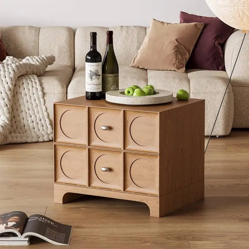 تخزين مكتب منضدة آمنة خمر أدراج الشمال الحديثة السرير الجدول الخشب الفاخرة العتيقة Mesitas De Noche ليلة الوقوف #2