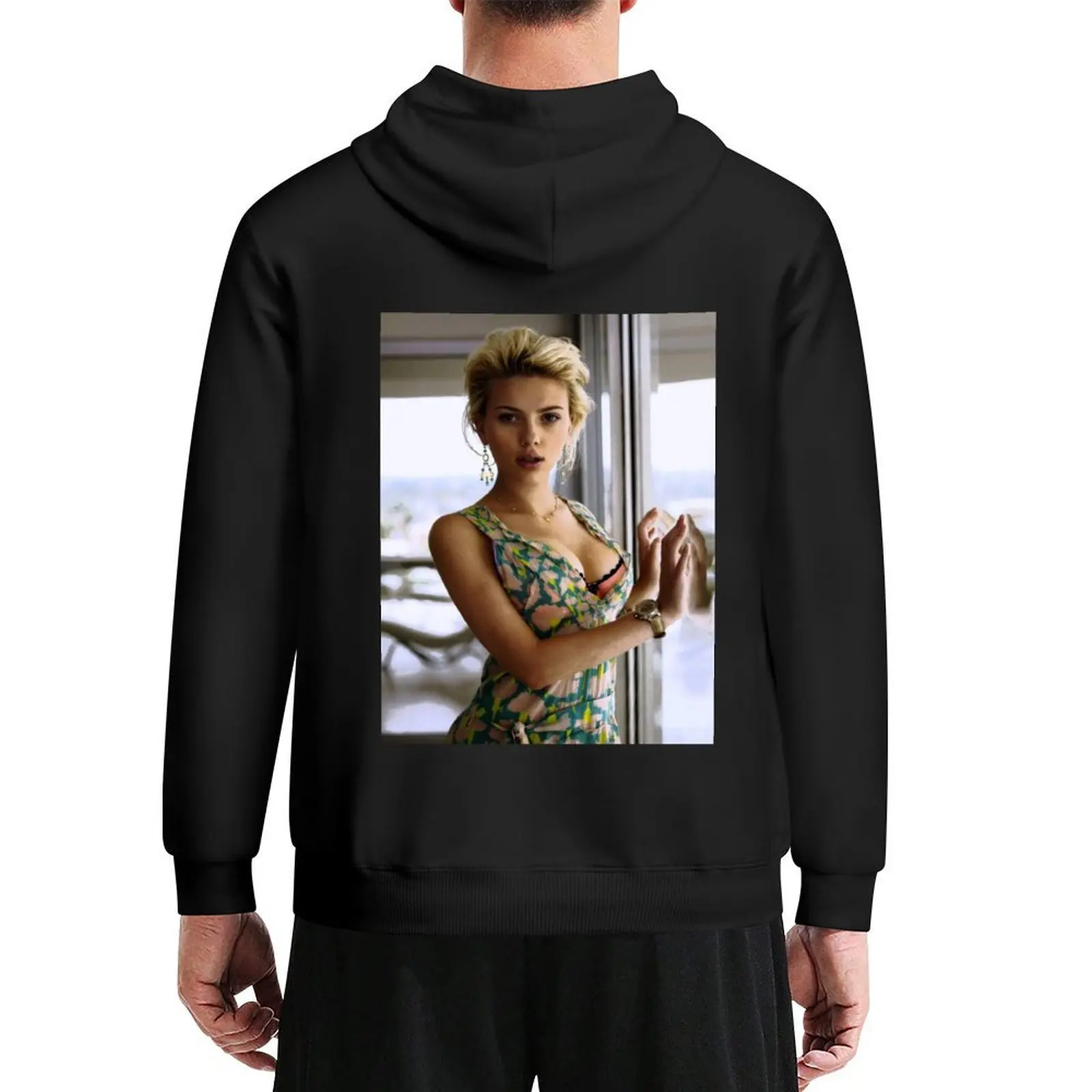 

Scarlett Johansson, ultimate perfection Hoodie men's sweat-shirt set korean autumn clothes men wear clothes for men tracksuits