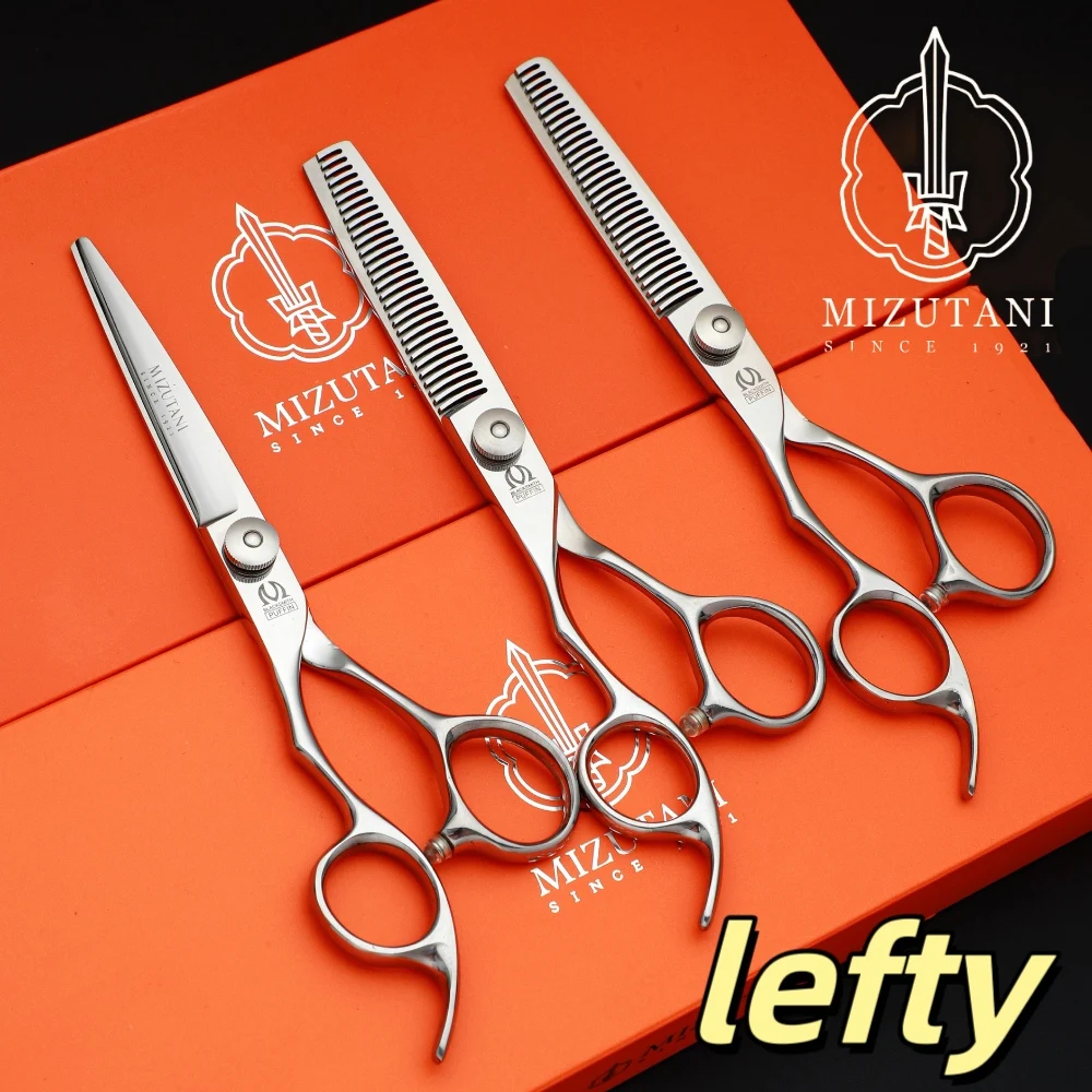 Left Hand Hairdressing Scissors  6'' Barber Shop Cutting Shears Thinning Scissors Professional Hair Scissors