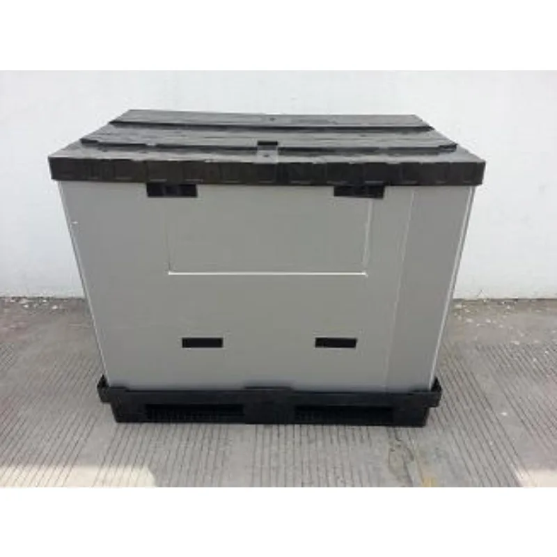 Plastic Stackable Nestled Perforated Foldable Foldable Heavy Duty Eco-Friendly Recyclable Bin