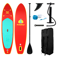 FunWater Inflatable Sup Board Stand Up Paddle Board Surfing Surfboard KOI 11'6'' LIGHTWEIGHT INFLATABLE STAND UP PADDLE BOARD