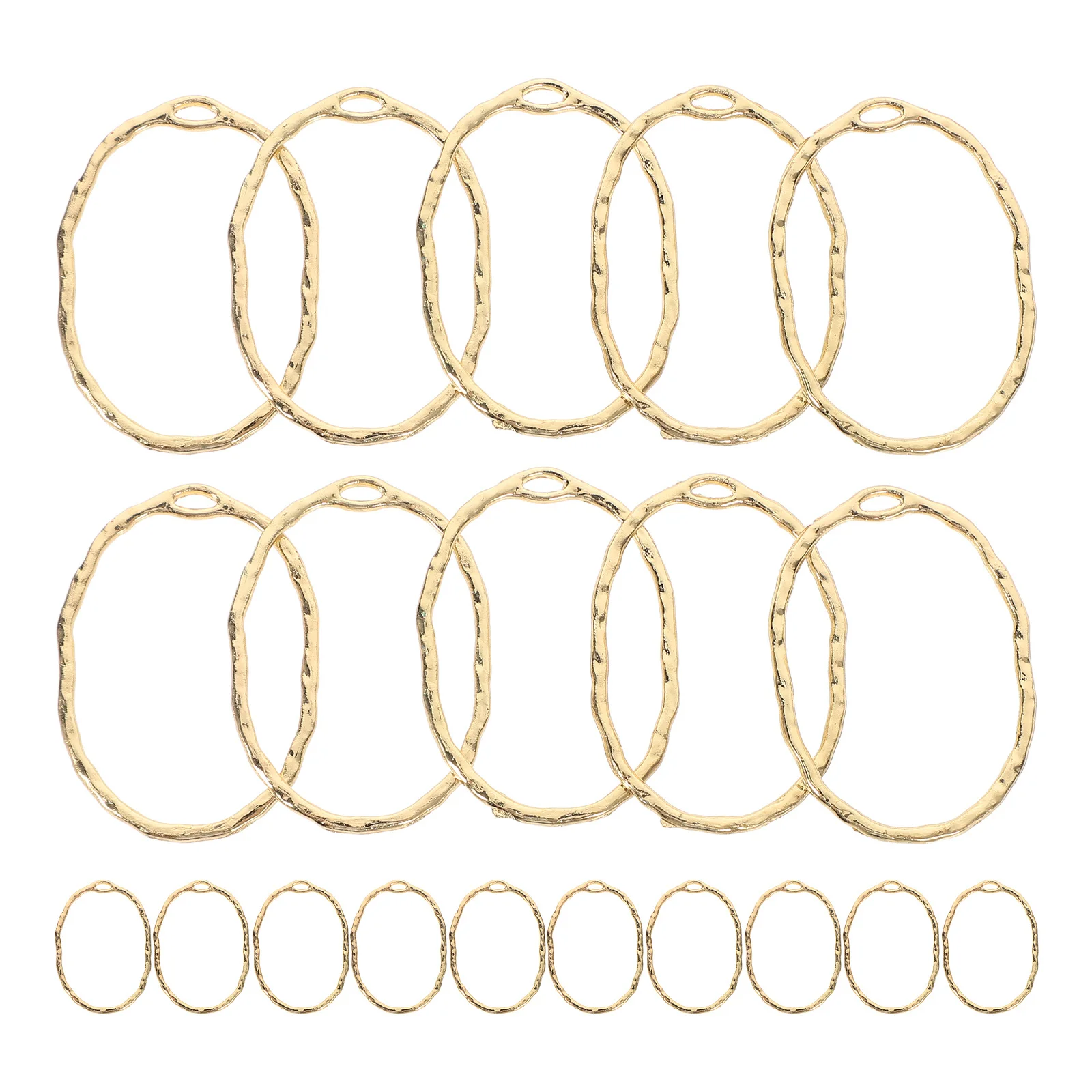 

20 шт. стильных овальных подвесок для изготовления украшений, оптовая упаковка, индивидуальный стиль, креативные проекты, полые подвески из цинкового сплава