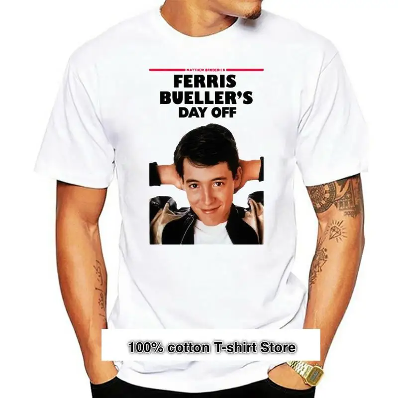 Camiseta del día libre de Ferris bueler, camisa A52, película de culto de los 80, Pee Wee