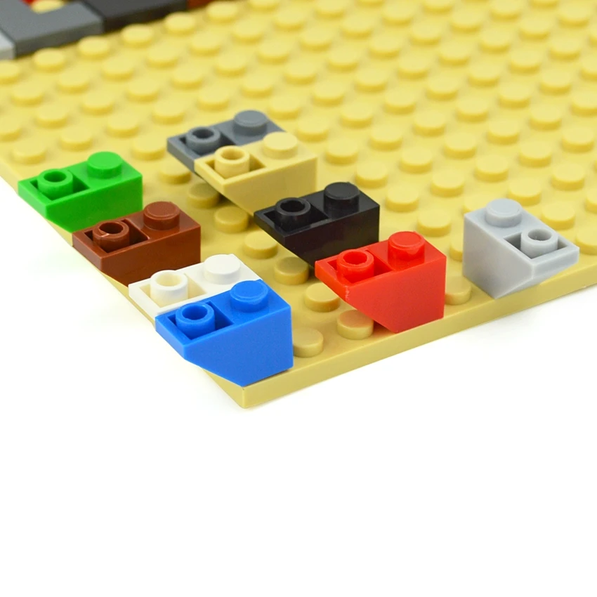 

Compatible Assembles Particles 3665 1x2 Slope Inverted Anti-bevel Bricks Parts For Educational Classic Building Blocks Toys