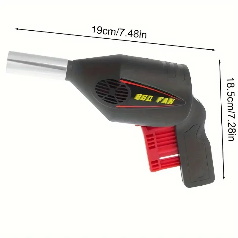 

Portable Barbecue Air Blower Hand Crank BBQ Fan Outdoor Cooking Barbecue Hair Dryer Manual Handle Picnic BBQ Fans Tools Grill