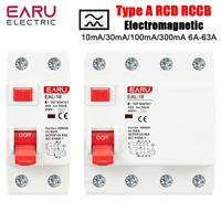 2P 4P 10/30/100/300mA Type A RCCB RCD ELCB Electromagnetic Residual Current Circuit Breaker Differential Breaker Safety Switch