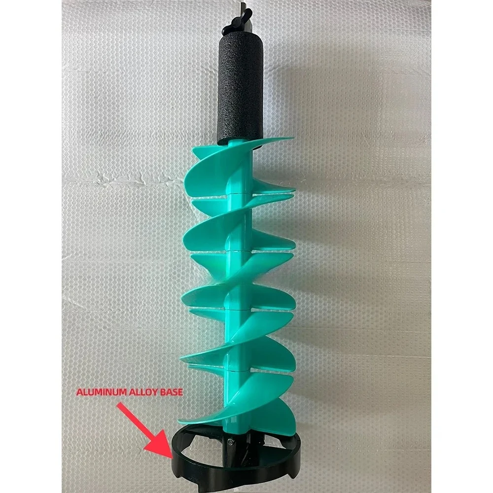 مثقاب الثلج بقطر 8 بوصة بطول 75 سنتيمتر مثقاب الصيد الكهربائي مع جهاز عائم مثقاب مثقاب الجليد