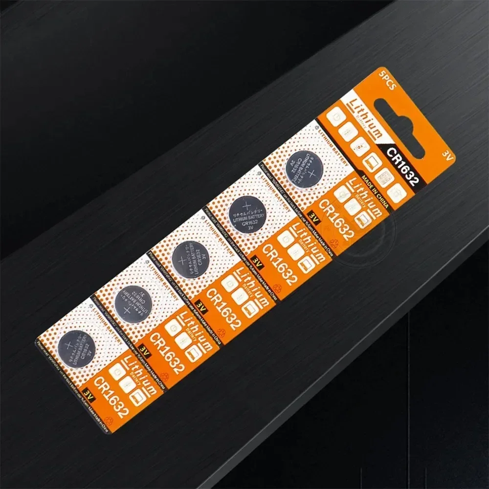 50PCS cr1632 3v lithium battery Coin Cells 125mAh CR 1632 DL1632 BR1632 LM1632 ECR1632 Button Battery For Watch Remote Key