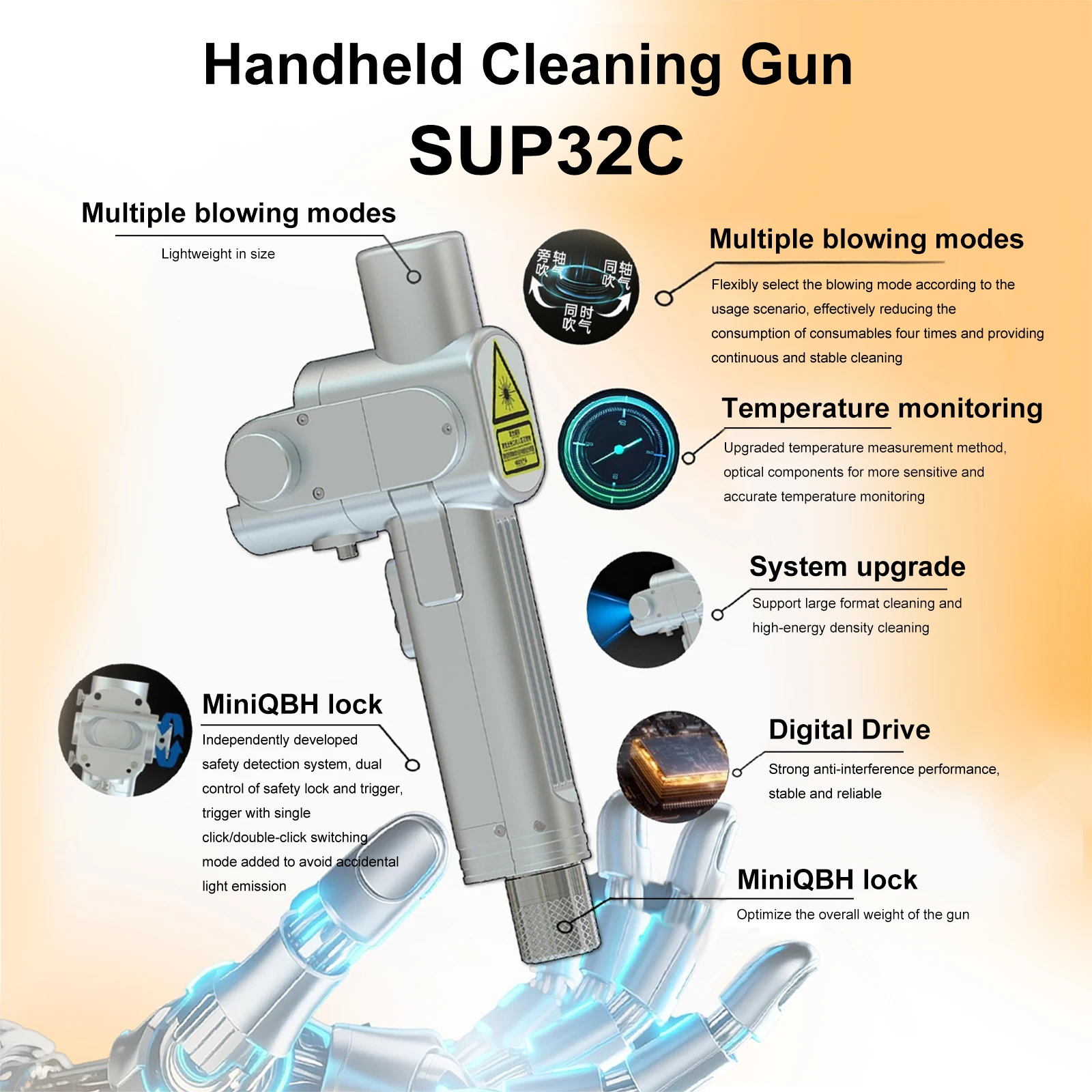 Raycus 3000W Laser Cleaning Machine Rust Removal Cleaning Oil Paint for Metal Cleaning Width 300MM 1500W 2000W Laser Cleaner