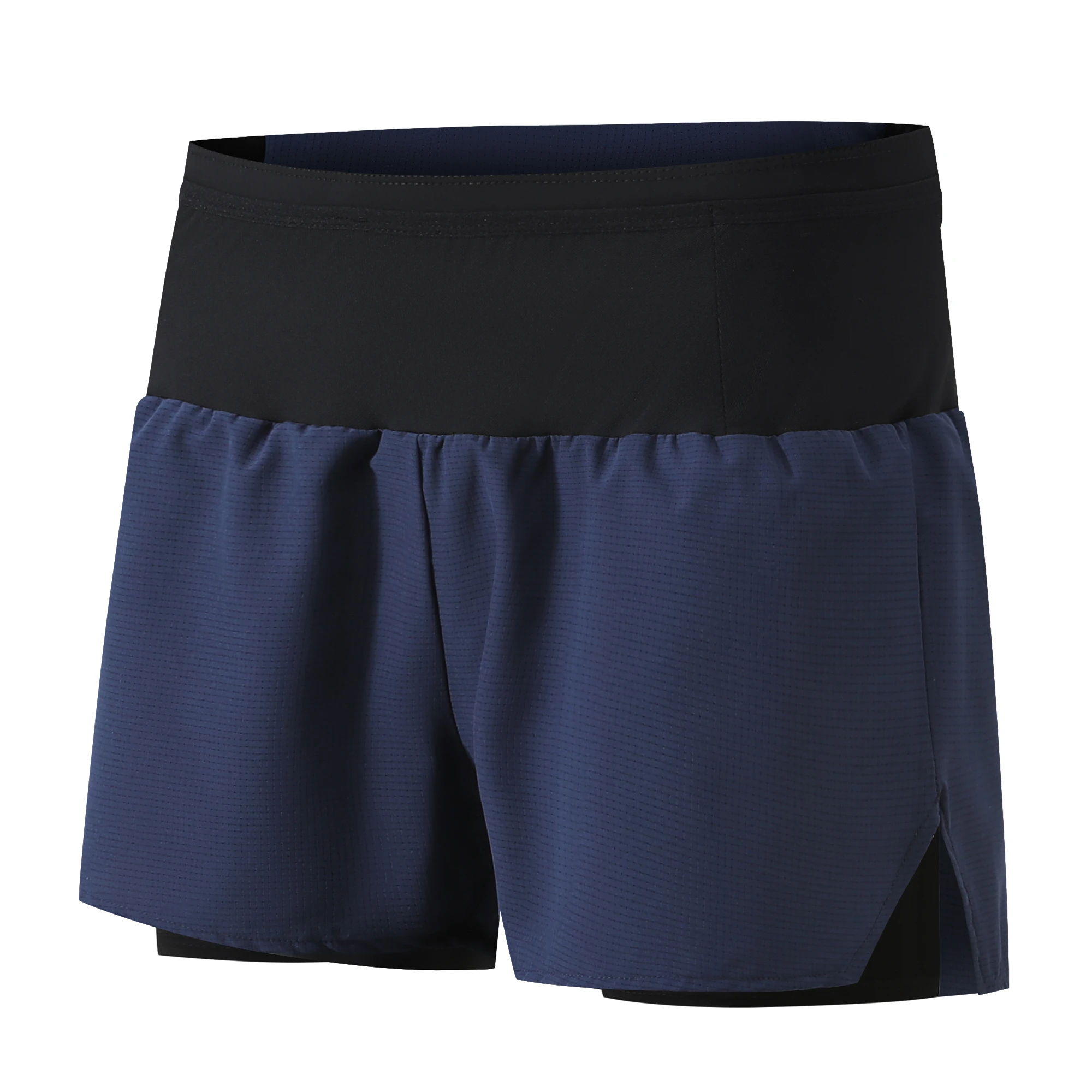 Herren 2-in-1 Marathon-Laufshorts mit Taschen für Outdoor-Sport, Training, Fitness, Wandern, Atmungsaktiv und Schnelltrocknend – Detail 6