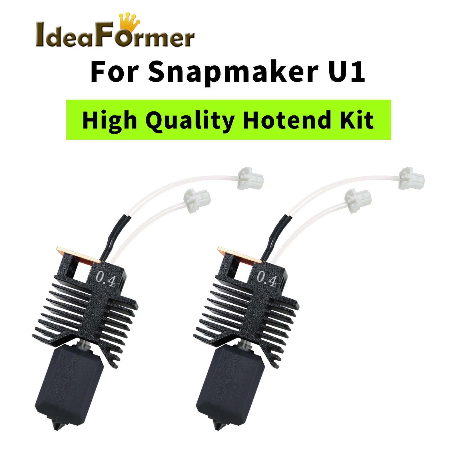 Latest release 0.4mm Hotend For U1 Upgraded Hardened Steel Nozzles For Snapmaker U1 Hot End 3D Printer Accessories Print Head