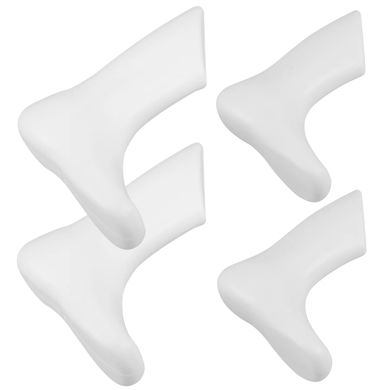 4 قطع عارضة أزياء للأطفال نموذج قدم جورب القدم عرض العفن لعرض الأحذية #6