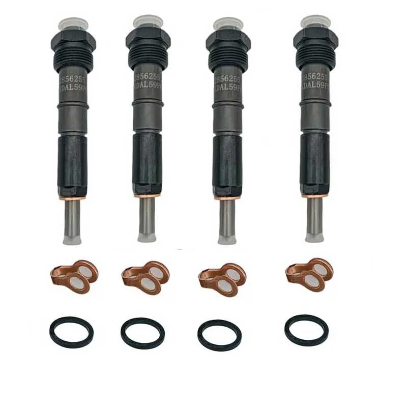 

4x Fuel Injector 2856255 For Case Loader 440 440CT 450CT 465 580M 580N 586G 588G