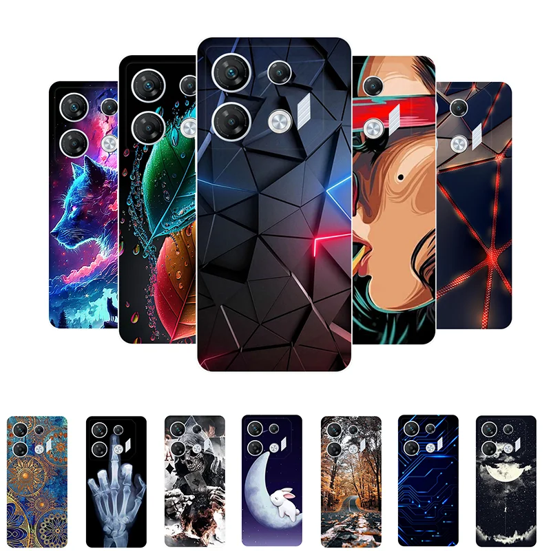 

For Infinix GT 10 Pro Case Silicone Back Cover Phone Case for Infinix GT 10 Pro X6739 Soft Case GT10 Pro 10Pro Funda Cartoon