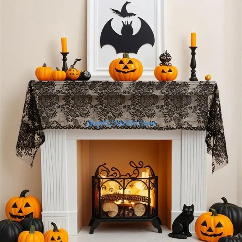  Lace Table Runner Halloween Themed Decoration For Parties And Gatherings