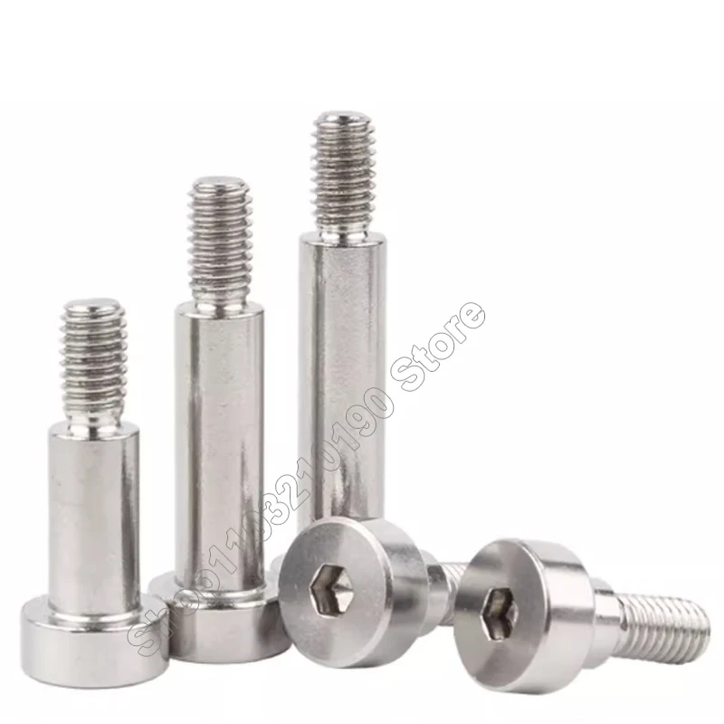 M4 M5 M6 M8 304Stainless Steel Hex Hexagon Socket Head Roller Bearing Shoulder Screw Positioned Shaft Stripper Bolt High Tensile