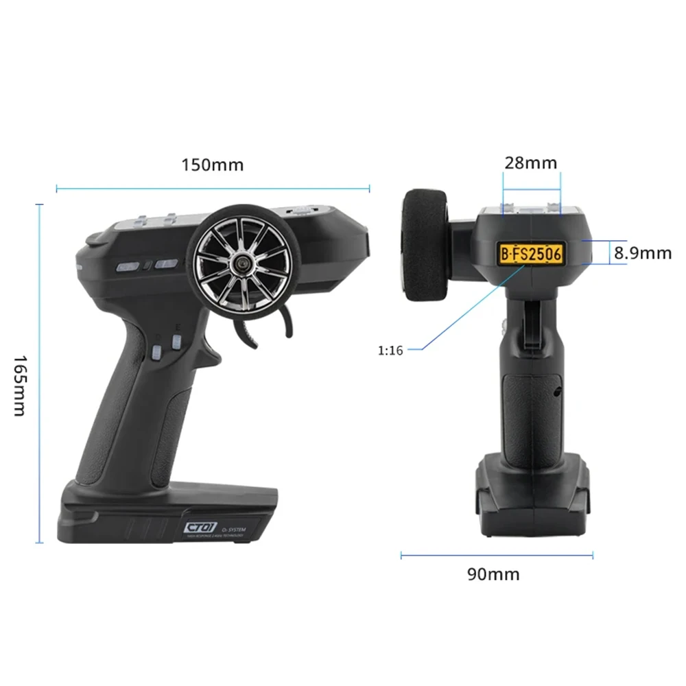 LDARC CT01 2.4GHz 8-Channel Professional Remote Controllor English and Chinese LCD Display for RC Model Car Boat