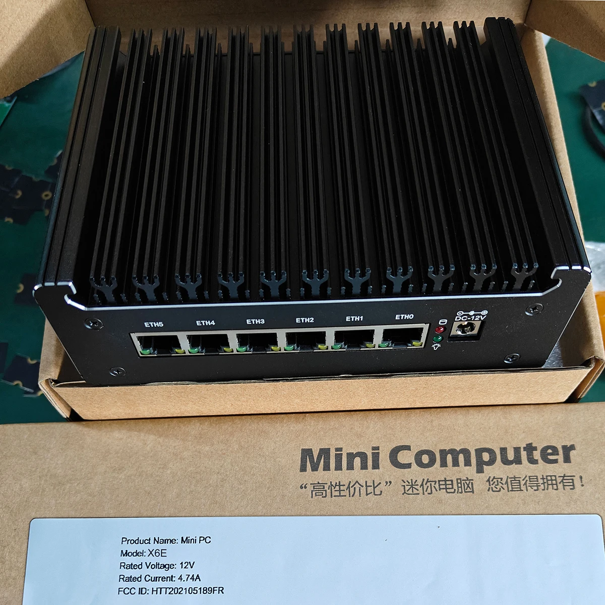 

Topton 6×2.5G LAN Fanless Firewall PC Topton Intel N100 8505 7505 6305 DDR4 NVMe COM Type-C Mini Computer for pfSense OPNsense