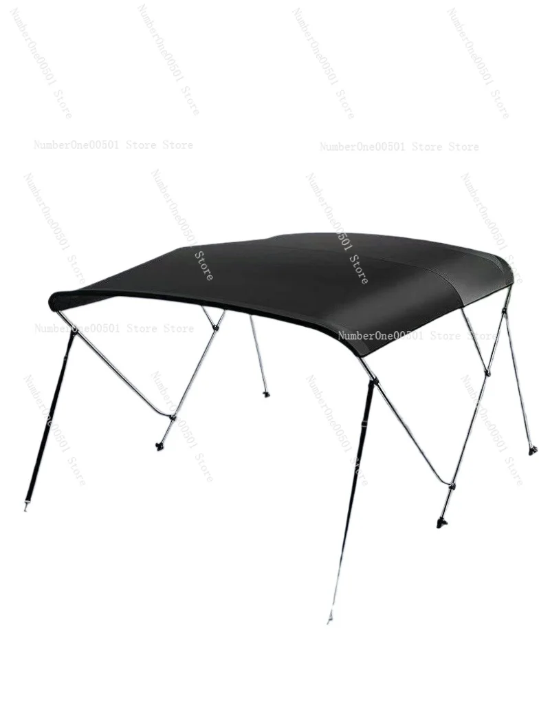 Boat Bimini Top for  Aluminum Boat Dinghy Fishing Boat Sun Rain Shelter Canopy Cover