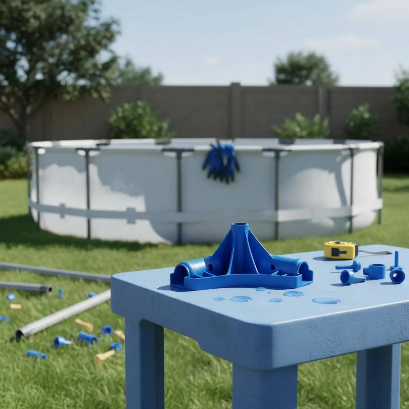 Pool Frame Corner Connector Easy Install Swimming Pool Corner Joint