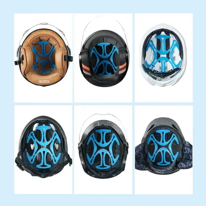 Motorcycle Helmet Silicone Lining Flexible Deformation Resistant Cycling Vehicle Helmet Lining Heat-resistant Well-ventilated co image 6