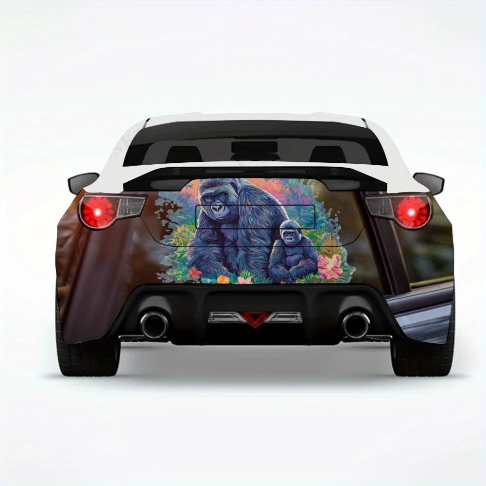 

Orangutans - Vinyl Decal for Car Rear, Waterproof Self-Adhesive Vinyl Stickers for Vehicle Tail and Bumper, Decoration Protecti